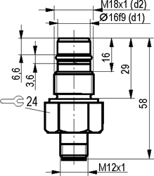 Габариты ISB WC44A8-32P-3-S4-1